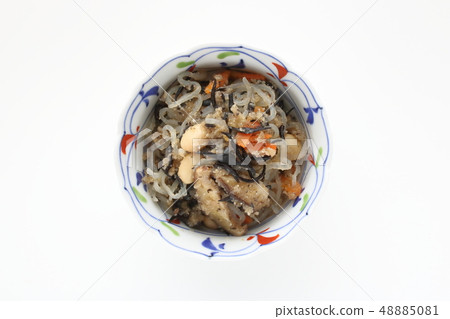 simmered hijiki simmered hijiki 48885081