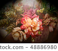 Flower in vase and sunlight 48886980