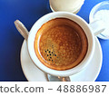 Happy time in the morning with a cup of espresso 48886987