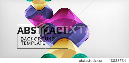 Arrow background, modern style geometry design element. Vector illustration for wallpaper 48888784