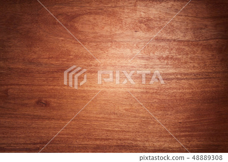 Background with chopping boards and kitchen utensils on a wooden table 48889308