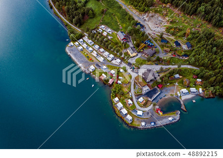 Beautiful Nature Norway Aerial view of the 48892215
