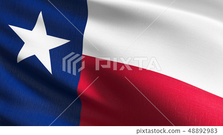 Texas state flag in The United States of America, Texas state flag in The United States of America, 48892983