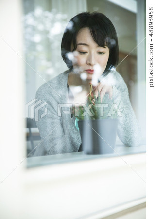 30多歲的女人喜歡多肉植物 48893958