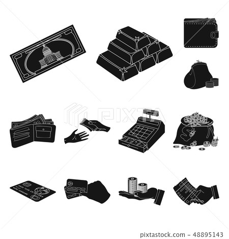Vector design of payment and loan icon. Collection of payment and financial vector icon for stock. Vector design of payment and loan icon. Collection of payment and financial vector icon for stock. 48895143