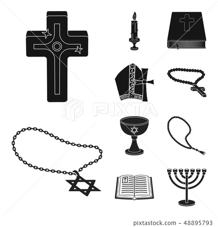 Vector design of muslim and items logo. Collection of muslim and candle stock vector illustration. Vector design of muslim and items logo. Collection of muslim and candle stock vector illustration. 48895793