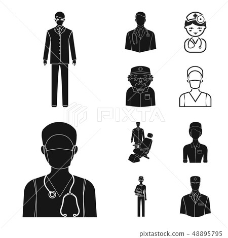 Vector design of medical and hospital symbol. Collection of medical and healthcare vector icon for Vector design of medical and hospital symbol. Collection of medical and healthcare vector icon for 48895795