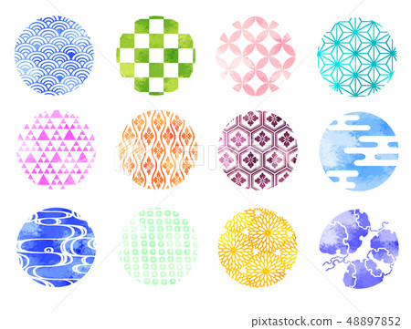 Japanese pattern icon 48897852