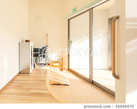 Entrance to the dental clinic Wheelchair and slope image Entrance to the dental clinic Wheelchair and slope image 48898470