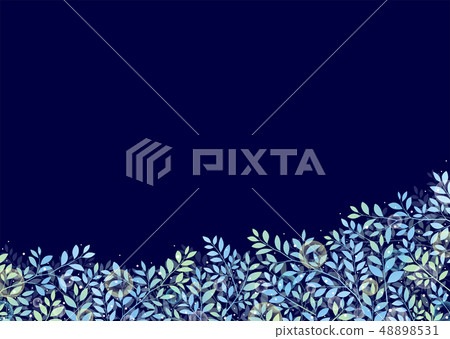 夜間夢幻樹葉的影像 夜間夢幻樹葉的影像 48898531