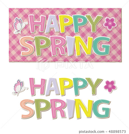 字母材料字母貼花貼片式春天春天 48898573