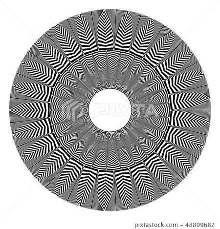 Circle design element. Abstract geometric pattern. Circle design element. Abstract geometric pattern. 48899682