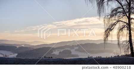 A wonderful winter landscape in beautiful Bavaria A wonderful winter landscape in beautiful Bavaria 48900218