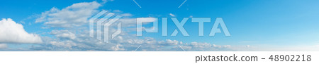 Blue sky background with clouds 48902218