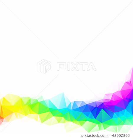 Colorful Polygonal Mosaic Background 48902863