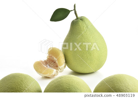 Green ripe grapefruit Mid-Autumn Festival 48903119