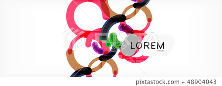 Circular lines design background Circular lines design background 48904043