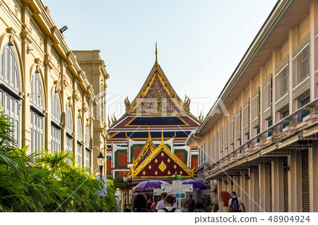 Entrance to the Temple of the Emerald Buddha Entrance to the Temple of the Emerald Buddha 48904924