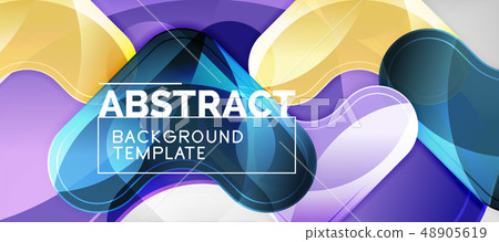Light effects glossy arrows background 48905619