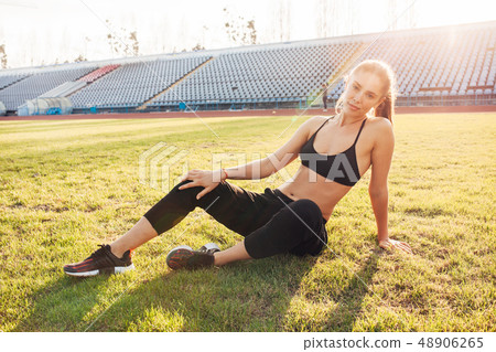 beautiful caucasian girl athlete beautiful caucasian girl athlete 48906265