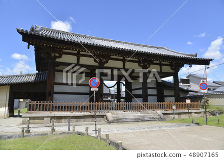 Todaiji temple damage gate Todaiji temple damage gate 48907165