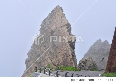 Kuji-Kosode捕魚港口風景 48908453