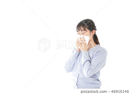 sneeze, sneezing, tissue 48910148