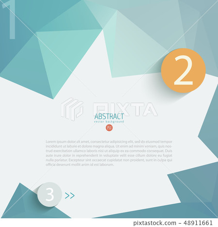 Vector cool card triangle abstract infographic art Vector cool card triangle abstract infographic art 48911661