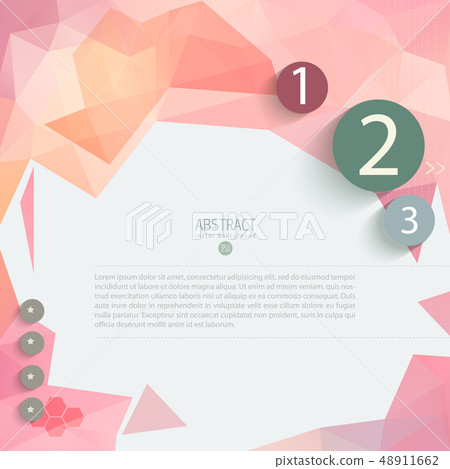 Vector cool card triangle abstract infographic art Vector cool card triangle abstract infographic art 48911662