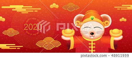 happy new year, 2020, Chinese new year happy new year, 2020, Chinese new year 48911939