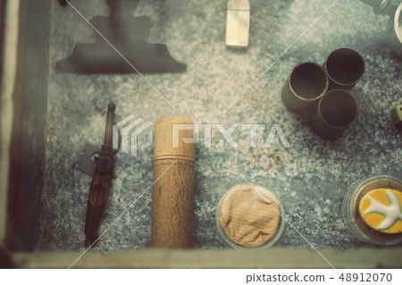 昭和復古日式小商品和展示架 48912070