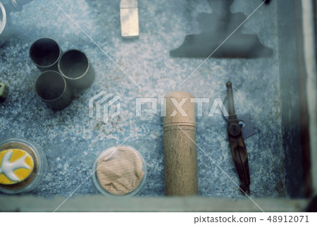 昭和復古日式小商品和展示架 48912071