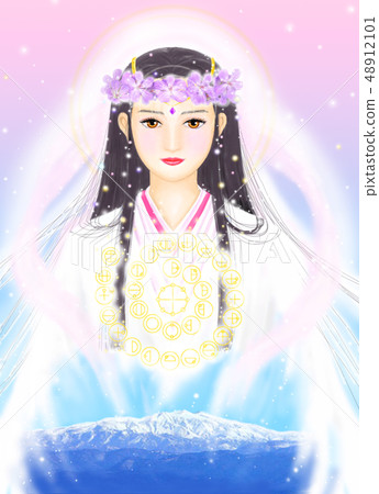 Kikuri公主和Kata Kamuna 48912101