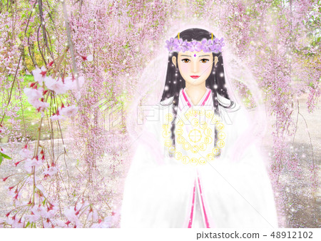 櫻花和Kikurihime和Katakamuna 48912102