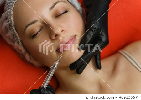 Beauty injections. Lip shape correction. Beauty injections. Lip shape correction. 48913557
