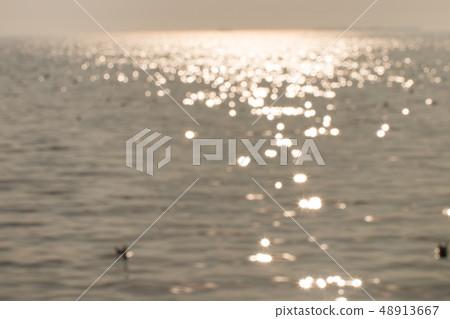 Abstract blurred of sea background. 48913667
