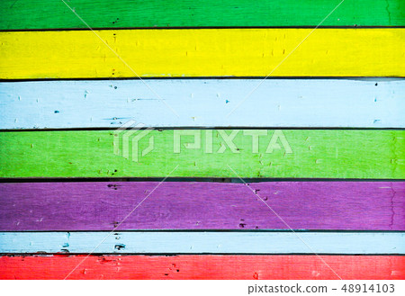 Background concept, colorful vertical wood planks Background concept, colorful vertical wood planks 48914103