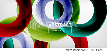Vector rings abstract background Vector rings abstract background 48914253