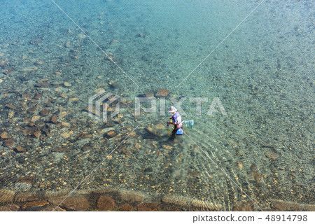 Mountain stream angler Mountain stream angler 48914798
