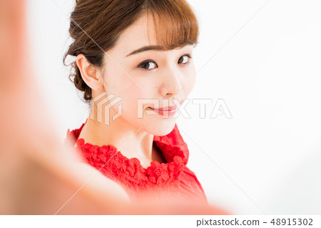 Beauty 20's Woman Portrait Beauty 20's Woman Portrait 48915302