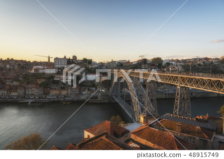 View of Douro River and Dom Luis Bridge View of Douro River and Dom Luis Bridge 48915749