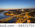 View of Douro River in dusk.  48915750
