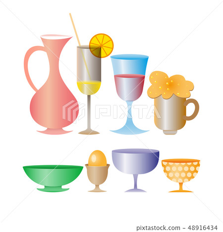 Different drinks and cocktails 48916434