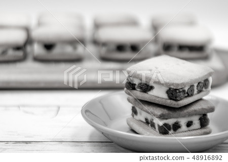 (Sepia) raisin butter sand 48916892