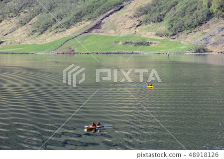 Norwegian fjord beautifully magnificent landscape Norwegian fjord beautifully magnificent landscape 48918126
