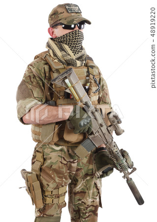 Private Military Company contractor with assault 48919220