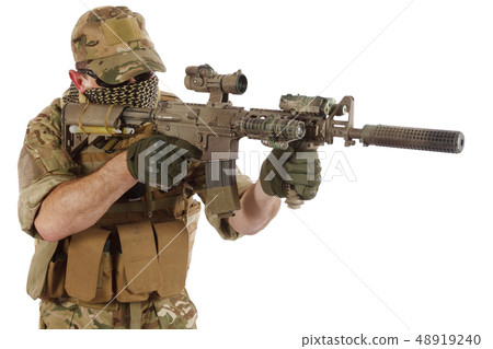 Private Military Company contractor with assault 48919240