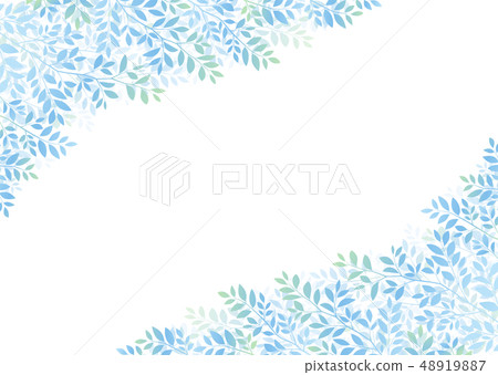 清新樹葉、嫩葉、綠葉、新鮮綠葉的形象 48919887