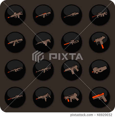 Set of hand weapons 48920032