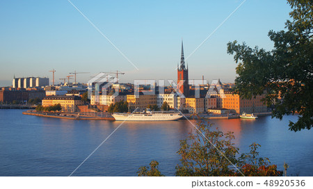 Aerial view of Stockholm city center Aerial view of Stockholm city center 48920536